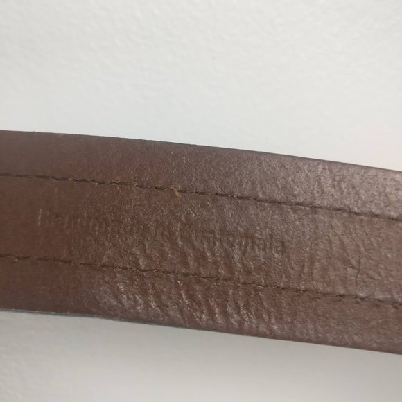 HUGO BOSS Leather Belt, 100%Leather, Leather Upper Leather Lining 44" Long - Picture 6 of 10